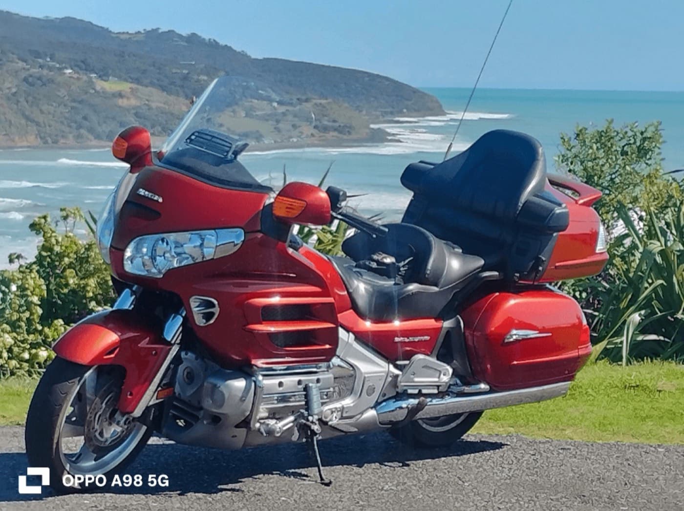 2002 Honda Goldwing GL1800 touring motorcycle in the Waikato